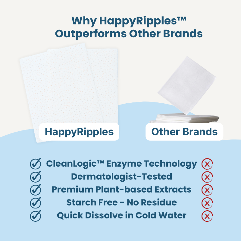 happy ripples, best laundry detergent sheets