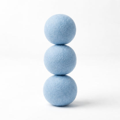 eco-friendly wool dryer balls set for natural laundry drying