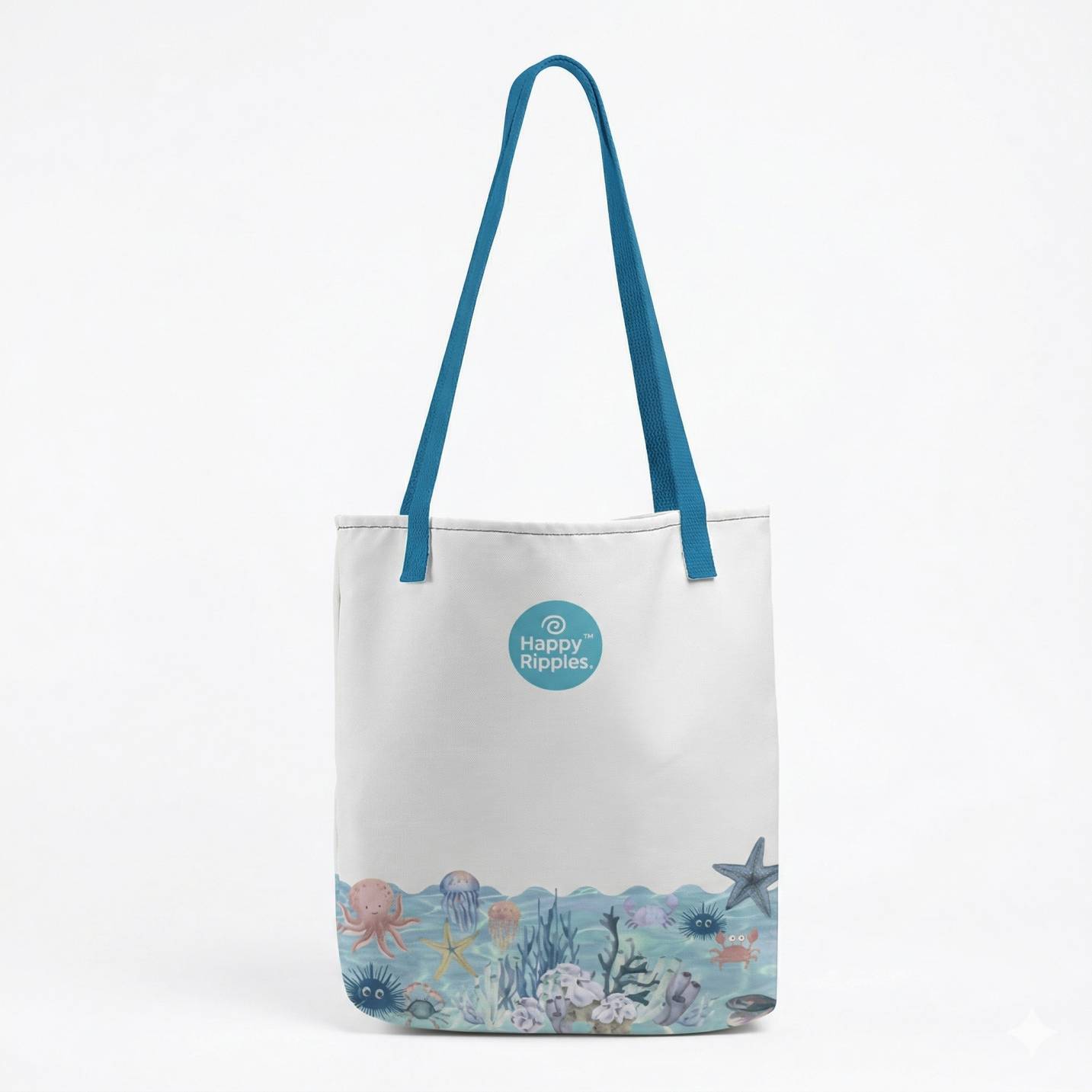 Ripple Cotton Tote Bag
