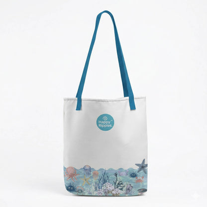 Ripple Cotton Tote Bag
