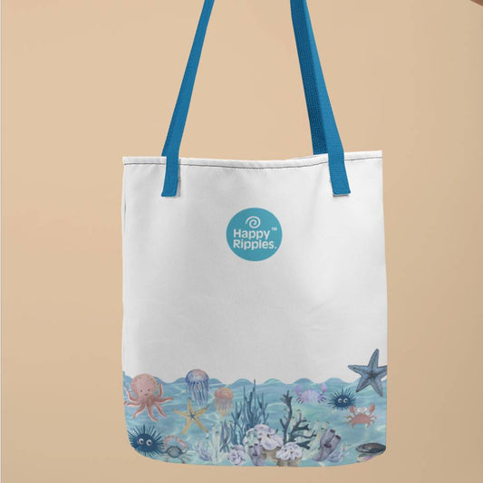 Ripple Cotton Tote Bag