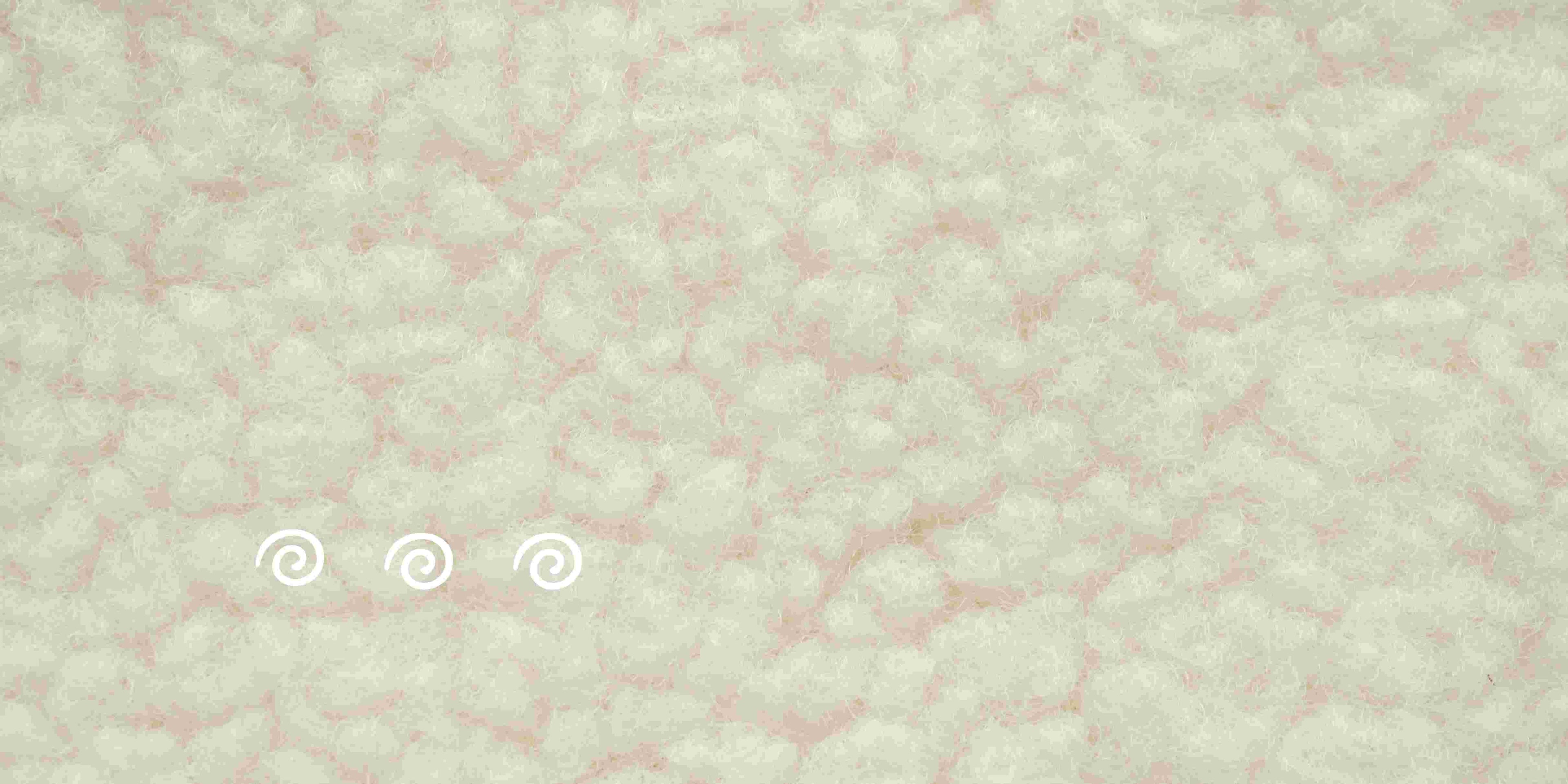 Happy Ripples soft green textured background with white swirl graphics for website design and brand styling