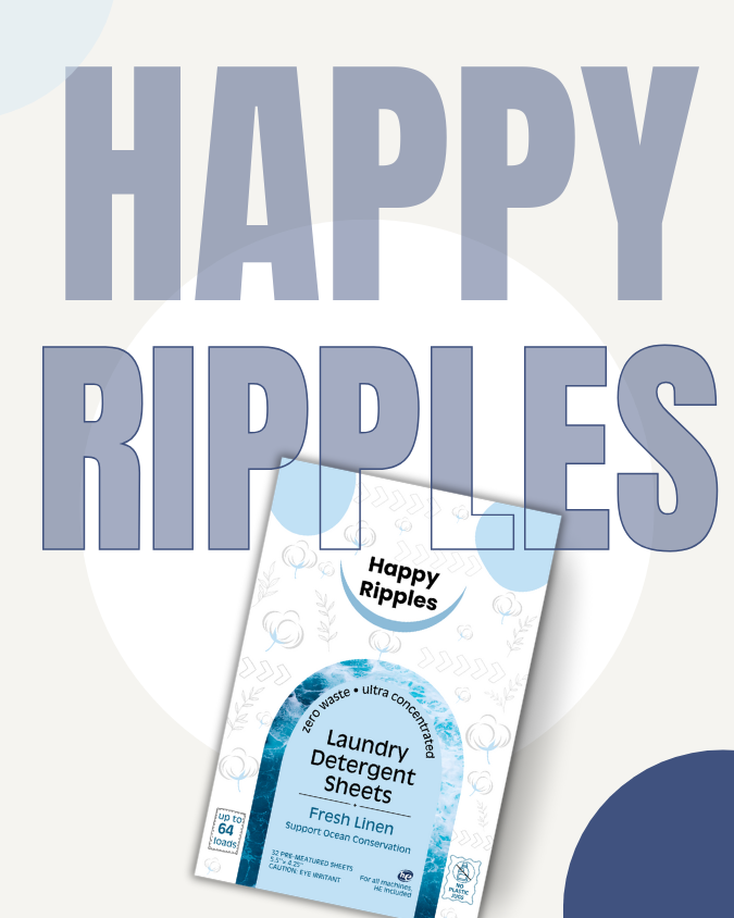 happy ripples, laundry sheets made in USA
